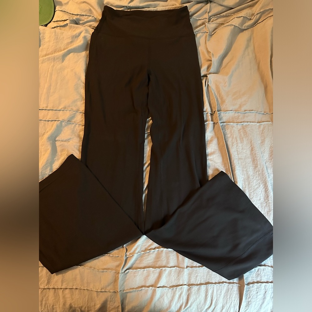 Black Align Lululemon Wide leg - Size 8